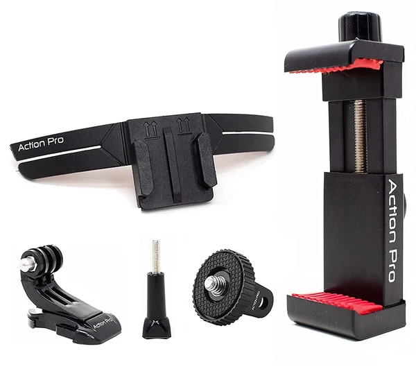 Action Pro 3M Chin Mount Mobile Holder kit