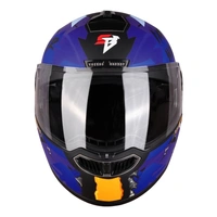 Steelbird SBA-7 WINNER Matte Black With Blue (with Inner Sun Shield)  - L