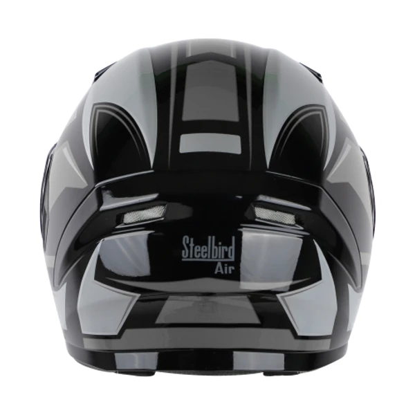 Steelbird SBA-21 AIR Carbon Glossy Black with Grey (with Inner Sun Shield) - L