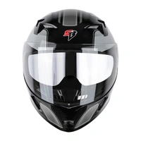 Steelbird SBA-21 AIR Carbon Glossy Black with Grey (with Inner Sun Shield) - L
