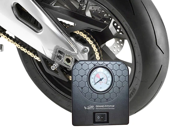 Grandpitstop Electric Tyre Inflator - Car / Motorcycle