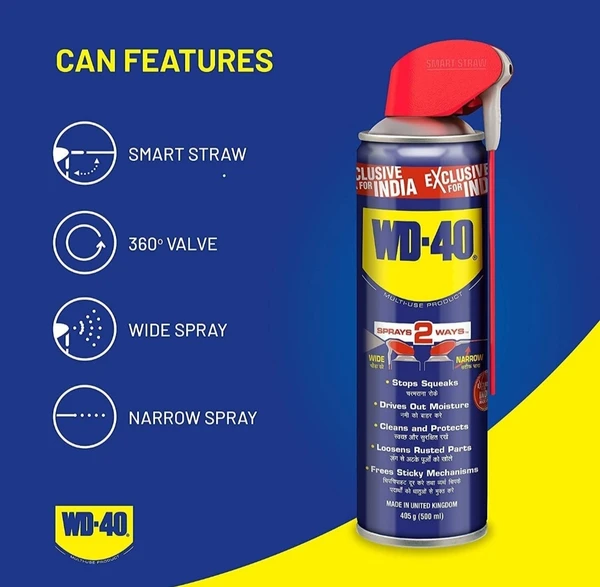 Pidilite WD 40 Multipurpose Smart Straw Spray (170gm)