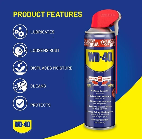 Pidilite WD 40 Multipurpose Smart Straw Spray (170gm)