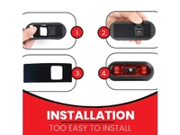 Grand Pitstop  Universal Helmet LED Light
(Rechargeable)