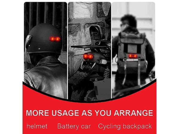 Grand Pitstop  Universal Helmet LED 
Light 
(Rechargeable)