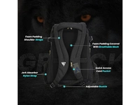 Grand Pitstop GR Pack Anti Theft Backpack for Bikers (Matte)