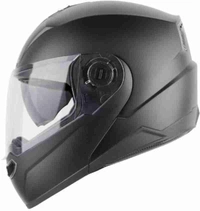 Steelbird SBA-7 ISS Dashing Black with Inner Smoke Visor - L
