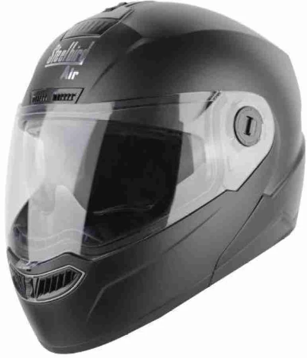 Steelbird SBA-7 ISS Dashing Black with Inner Smoke Visor - L