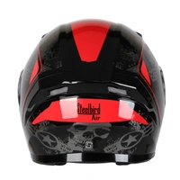 Steelbird SBA-21 Combat Glossy Black with Red - M