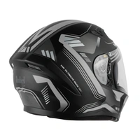 Steelbird SBA-21 Ultimate Race Matte Black with Grey (with Inner Sun Shield)  - M