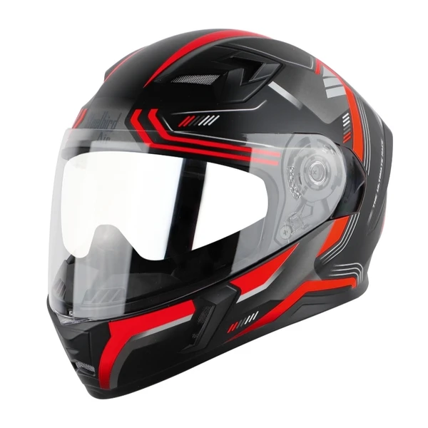 Steelbird SBA-21 Ultimate Race Matte Black with Red (with Inner Sun Shield) - M