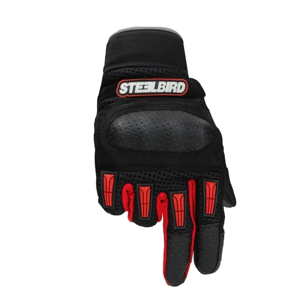 Steelbird Riding Gloves Adventure A-1 Red - L