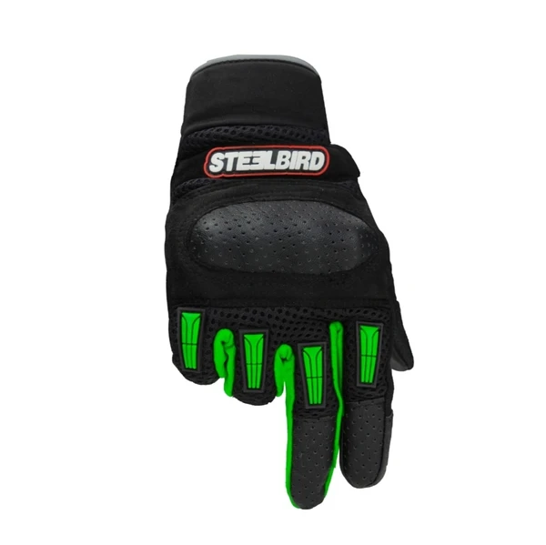 Steelbird Riding Gloves Adventure A-1 Green - M