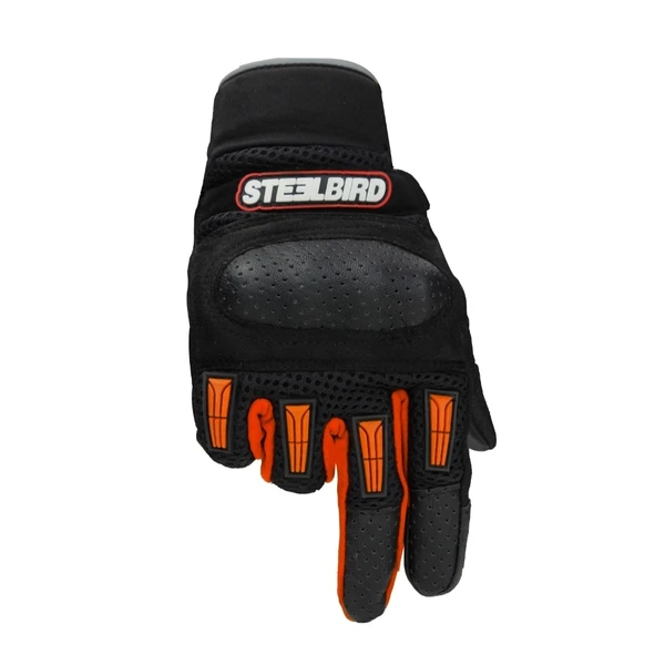 Steelbird Riding Gloves Adventure A-1 Orange - M