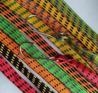 Ultra Flexible Double Stretchable Multipurpose Bungee Cord Rope for Luggage Strap Tying Behind Bikes Cycle Car Home use Hanging Clothes - 170 CM. Length - 2.5 cm Width - 2 Pcs. Set - Multi Color