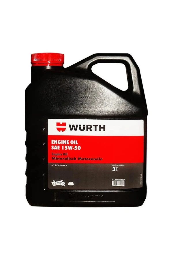 Wurth ENGINE OIL 15W 50 (2.5Ltr) 