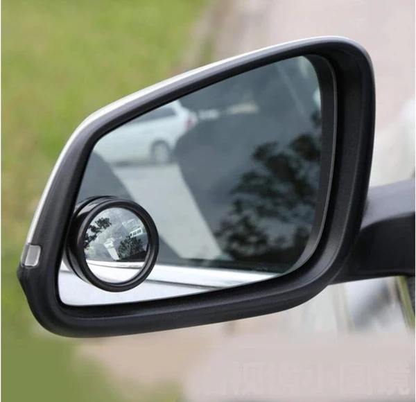 3 R Universal Rear View Round Blind Spot Mirror for Bikes