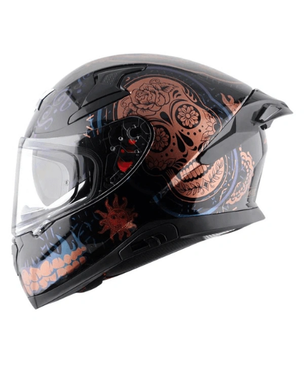 Axor Apex Trance Full Face Helmet – Black Gold - L