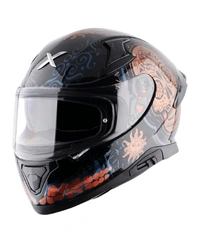 Axor Apex Trance Full Face Helmet – Black Gold - L