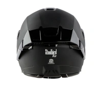 Steelbird SBA-8 with ISS Glossy Black with Extra Rainbow Visor - M