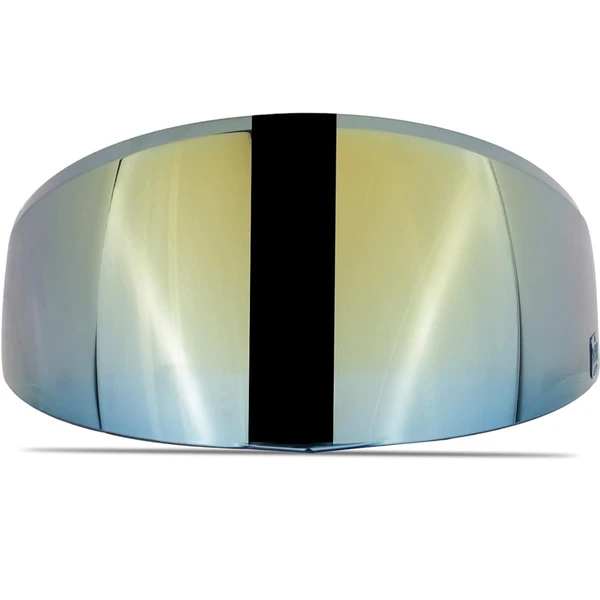 Steelbird SBA-19 Helmet Visor Compatible for All SBA-19 Model Helmets (Chrome Gold Visor)