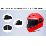 Steelbird SBA-21 Helmet Visor Compatible for All SBA-21 Model Helmets (Smoke Visor)