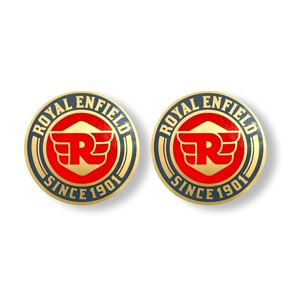 Key Sticker for Royal Enfield UCE Model Keys Classic 350 Standard Electra (Set of 2)