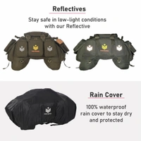 MOTARD Bombardier 65Liters + 15 Liters | 100% Waterproof Motorcycle Tail Bag