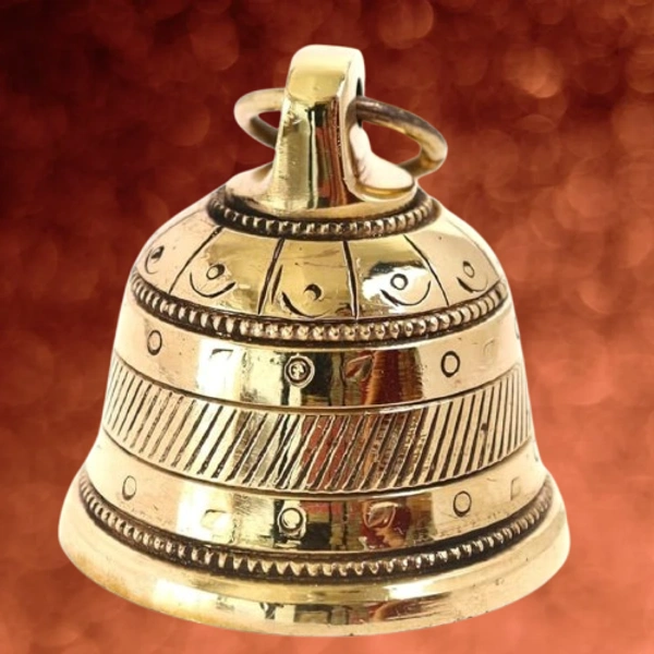 Antique Brass Holy Guardian Bell for Motorcycle & Cars 