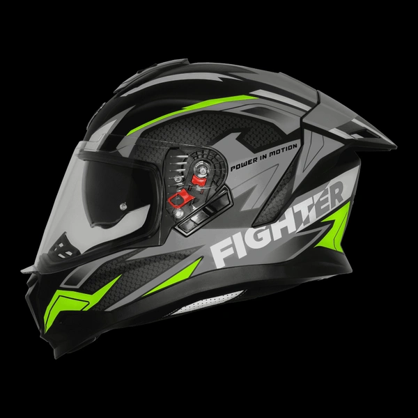 Steelbird SBH-57 ISS Fighter F7 Glossy Black/ Grey  - L