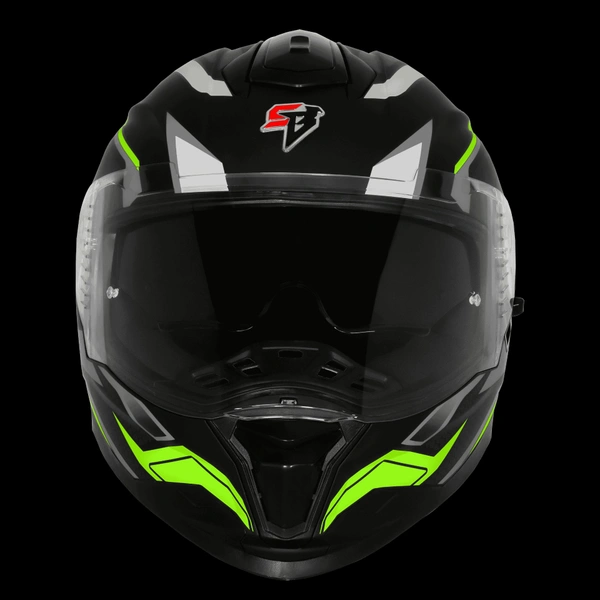 Steelbird SBH-57 ISS Fighter F7 Glossy Black/ Grey  - L