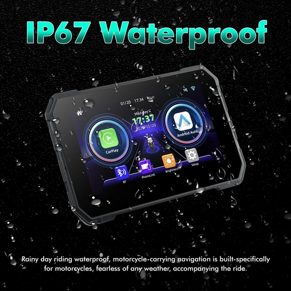 Simtac Motorcycle 5″ Navigation System – M4