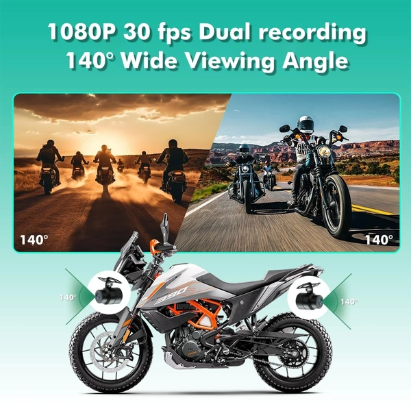 Simtac Motorcycle Navigation DVR & Display Screen  – M6DT