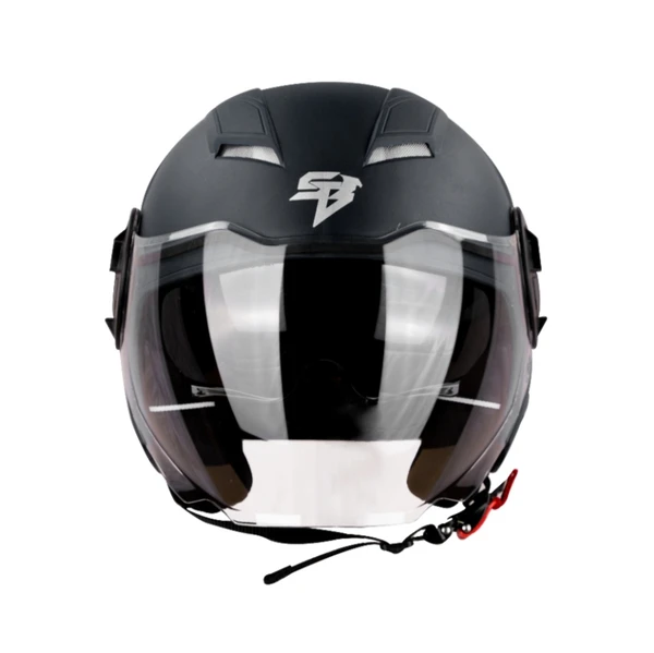 Steelbird SBH-31 DRX Dashing Black with Inner Sun Shield - L