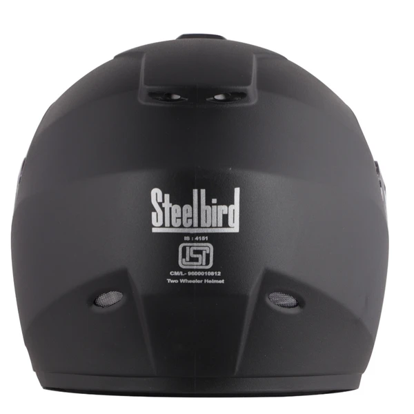 Steelbird SBH-11 ZOOM Plus Glossy Black  - L