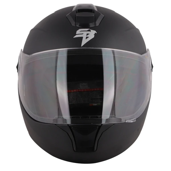 Steelbird SBH-11 ZOOM Plus Glossy Black  - L