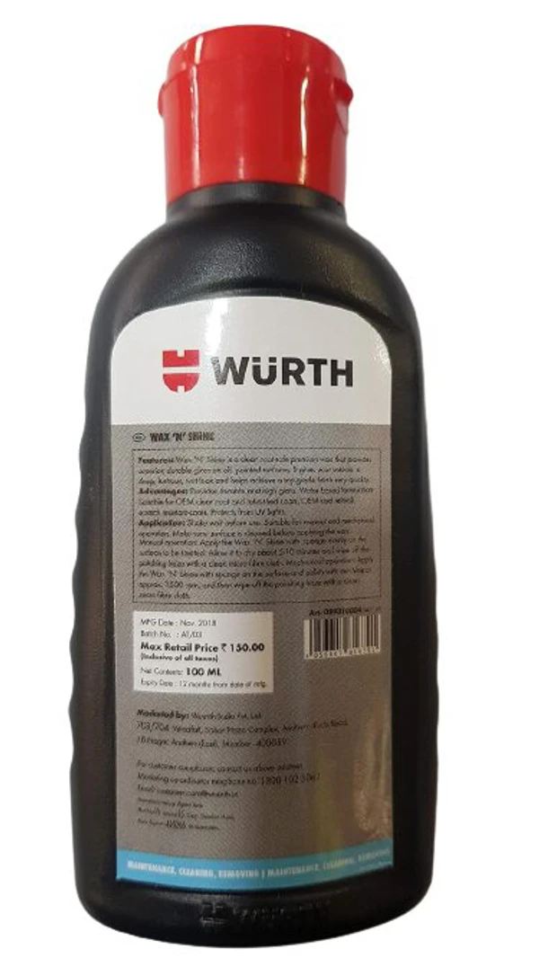 Wurth Wax n Shine 100ml