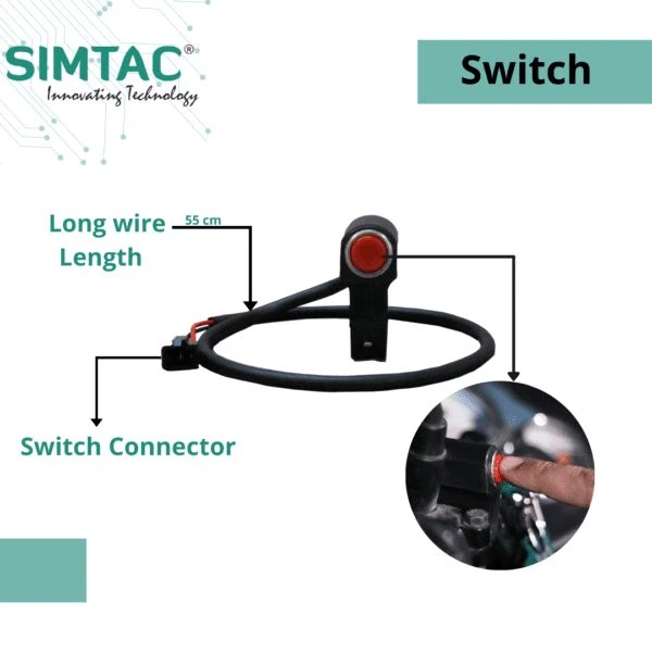Simtac RE | Meteor | Compatible | Simtac | With Switch [V6.0] | PNP Hazard Flasher / Adapter / Module | MTR-WS6