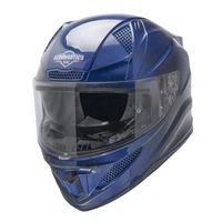 Steelbird SBH-25 ISS Breeze On Ombre Glossy Black With Y. BLUE - L