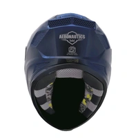 Steelbird SBH-25 ISS Breeze On Ombre Glossy Black With Y. BLUE - L