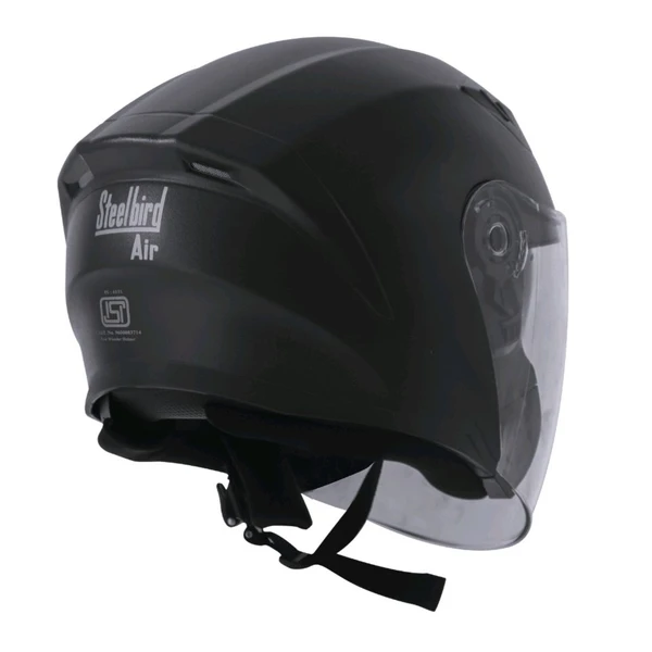 Steelbird SBA-17 RDX ISS Dashing Black (FREE SMOKE VISOR)  - L