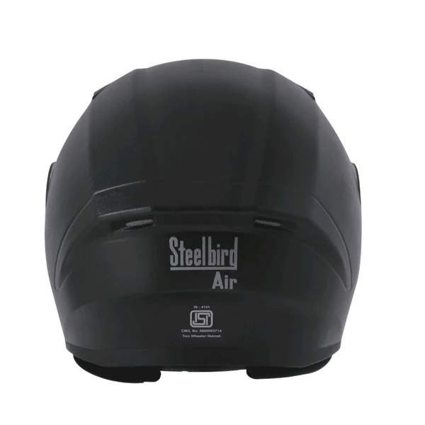 Steelbird SBA-17 RDX ISS Dashing Black (FREE SMOKE VISOR)  - L