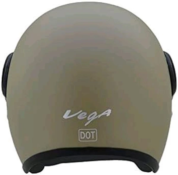 Vega Jet ISI DOT Certified Matt Finish Sand Open Face Helmet - L