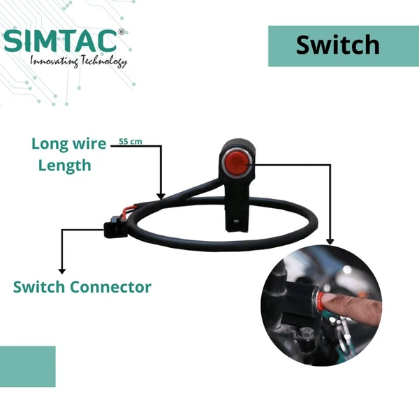 Simtac TVS Raider | 125 | Compatible | Simtac | With Switch [V6.0] | PNP Hazard Flasher / Adapter / Module | RDR-WS6