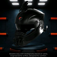Steelbird SBH-57 ISS Fighter Black - M