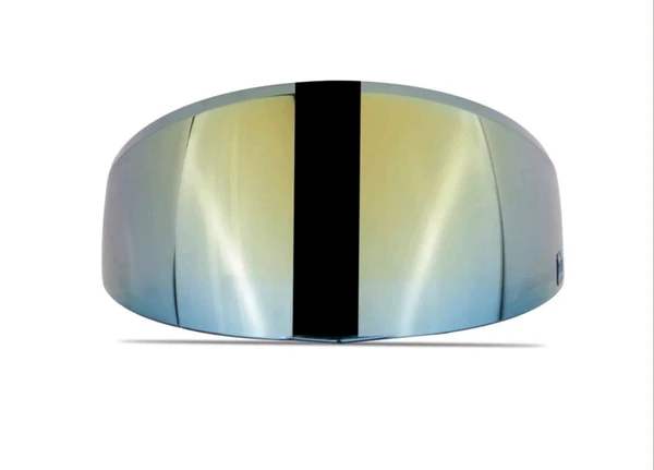 Steelbird Helmet Visor Compatible for All SBA-19 Model Helmets (Chrome Gold Visor)