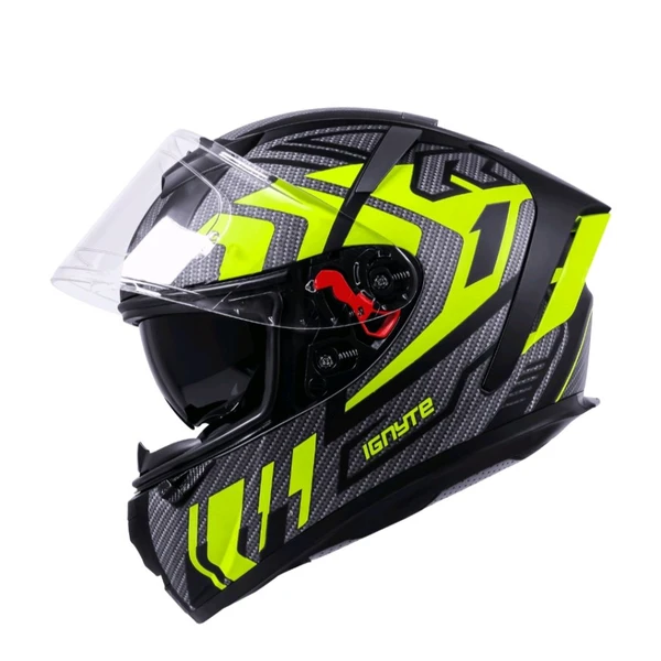 Ignyte IGN-4 ISS Atomixx Glossy Black Neon  - M