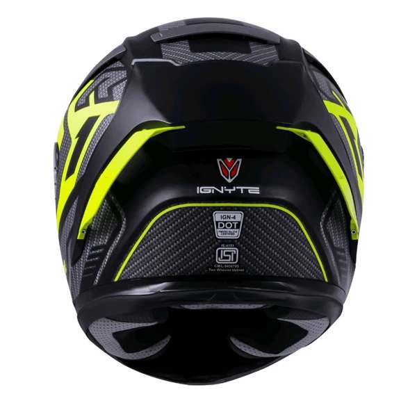 Ignyte IGN-4 ISS Atomixx Glossy Black Neon  - M