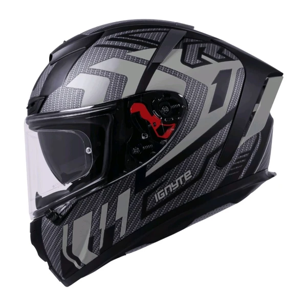 Ignyte IGN-4 ISS Atomixx Glossy Black Grey - M