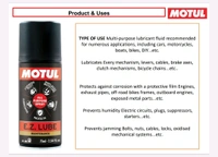 Motul EZ Lube 75ML|Spray Cleaner for All Purpose Uses